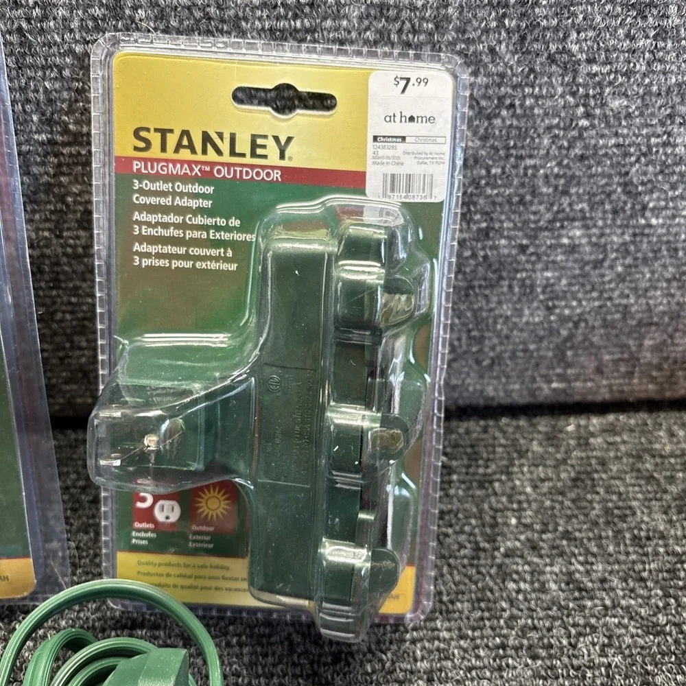 Stanley Light Timer~Stanley Plug Max Outdoor~(2) Philips Indoor Extension Cord